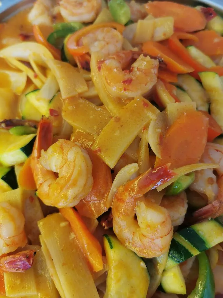 Crevette Sauté À la Thaï